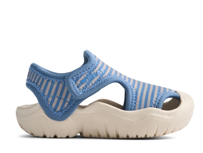 Wheat Bani badesandal blue swim stribet med velcro