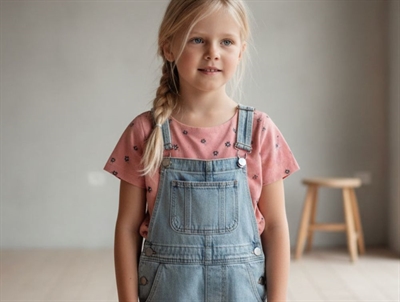 Wheat top Isalena rose tan med blomster