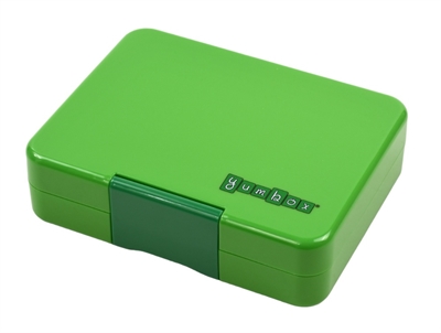 Yumbox Snack madkasse jurassic green med haj